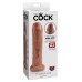 King Cock 7 Inch Uncut - Tan King Cock 7 Inch Uncut - Tan