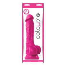Colours Pleasures - 7" Dildo - Pink Colours Pleasures - 7" Dildo - Pink