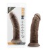 Dr. Skin - 8 Inch Cock With Suction Cup - Chocolate Dr. Skin - 8 Inch Cock With Suction Cup - Chocolate
