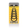 Boneyard Silicone Ring 5 Pc Kit - Black