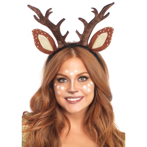 Fawn Ear Antler Animal Costume Headband Fawn Ear Antler Animal Costume Headband