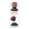 King Cock 9 Inch Vibrating Cock - Tan