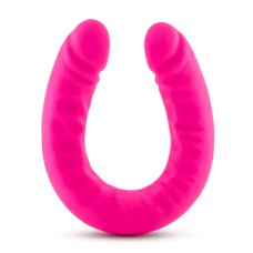 Ruse - 18 Inch Silicone Slim Double Dong - Hot Pink Ruse - 18 Inch Silicone Slim Double Dong - Hot Pink