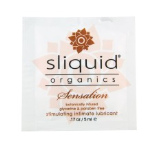Sliquid Organics Sensation - 200 Count Case - .17 Oz./ 5ml Foils Sliquid Organics Sensation - 200 Count Case - .17 Oz./ 5ml Foils