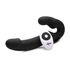 Urge Silicone Strapless Strap on With Remote - Black