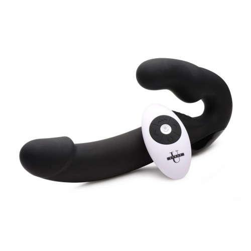 Urge Silicone Strapless Strap on With Remote - Black Urge Silicone Strapless Strap on With Remote - Black