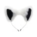 White Fox Tail Anal Plug and Ears Set White Fox Tail Anal Plug and Ears Set