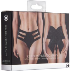 Sexy Bow Vibrating Panty - Black