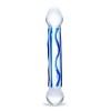 6.5 Inch Full Tip Textured Glass Dildo