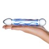 6.5 Inch Full Tip Textured Glass Dildo