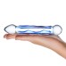 6.5 Inch Full Tip Textured Glass Dildo 6.5 Inch Full Tip Textured Glass Dildo