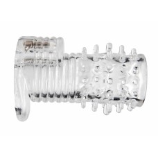 Clear Sensations Vibrating Textured Sleeve