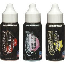 Goodhead - Tingle Drops- 3-Pack - French Vanilla, Cotton Candy, Sweet Cherry Goodhead - Tingle Drops- 3-Pack - French Vanilla, Cotton Candy, Sweet Cherry