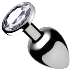 Clear Gem Anal Plug - Medium Clear Gem Anal Plug - Medium