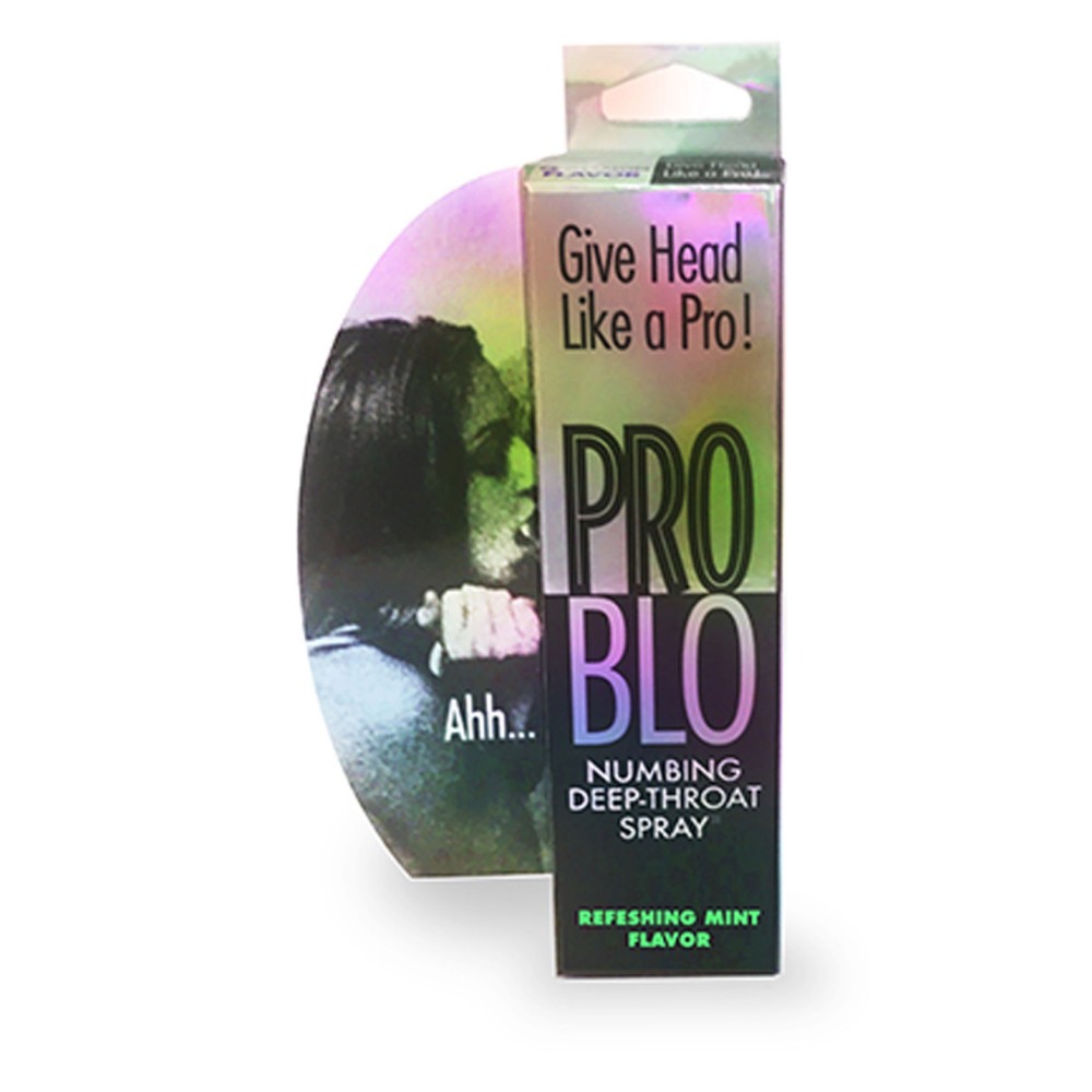 Problo Numbing Deep Throat Spray - Refreshing Mint - 1 Fl. Oz.