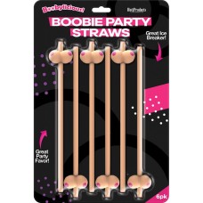 Boobie Straws 6 Pk - Flesh Color Boobie Straws 6 Pk - Flesh Color
