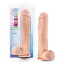 Au Naturel - Big John - 11.5 Inch Sensa Feel Dual Density Dildo - Vanilla Au Naturel - Big John - 11.5 Inch Sensa Feel Dual Density Dildo - Vanilla