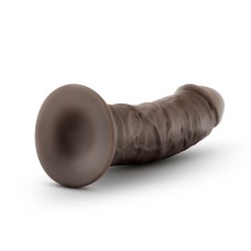 Au Naturel - 8 Inch Dildo With Suction Cup - Chocolate Au Naturel - 8 Inch Dildo With Suction Cup - Chocolate