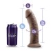 Au Naturel - 8 Inch Dildo With Suction Cup - Chocolate Au Naturel - 8 Inch Dildo With Suction Cup - Chocolate