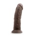 Au Naturel - 8 Inch Dildo With Suction Cup - Chocolate Au Naturel - 8 Inch Dildo With Suction Cup - Chocolate
