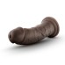 Au Naturel - 8 Inch Dildo With Suction Cup - Chocolate Au Naturel - 8 Inch Dildo With Suction Cup - Chocolate