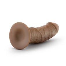 Au Naturel - 8 Inch Dildo With Suction Cup - Mocha Au Naturel - 8 Inch Dildo With Suction Cup - Mocha