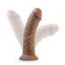 Au Naturel - 8 Inch Dildo With Suction Cup - Mocha Au Naturel - 8 Inch Dildo With Suction Cup - Mocha