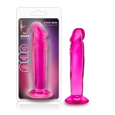 B Yours - Sweet n' Small 6 Inch Dildo With Suction Cup - Pink B Yours - Sweet n' Small 6 Inch Dildo With Suction Cup - Pink
