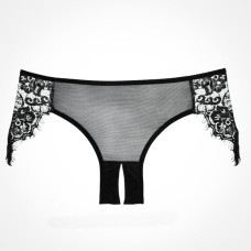 Adore Lavish & Lace Panty - One Size - Black Adore Lavish & Lace Panty - One Size - Black
