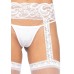 Sheer Thigh Highs - One Size - White