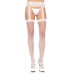 Sheer Thigh Highs - One Size - White