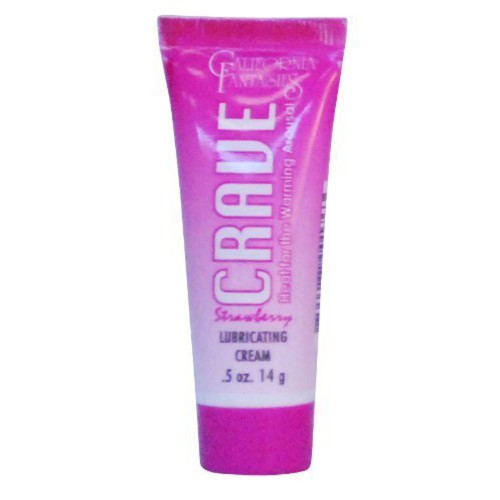 Crave Warming Lubricanting Cream Strawberry Flavored 0.5 Oz Tube Crave Warming Lubricanting Cream Strawberry Flavored 0.5 Oz Tube