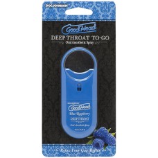Goodhead - Deep Throat Spray to-Go - Blue Raspberry - .33 Oz. Goodhead - Deep Throat Spray to-Go - Blue Raspberry - .33 Oz.
