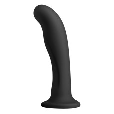 Heart on Silicone Harness Dildo - Black Heart on Silicone Harness Dildo - Black