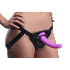 Navigator Silicone G-Spot Dildo With Harness Navigator Silicone G-Spot Dildo With Harness