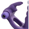 Double Delight Dual Insertion Vibrating Rabbit Cock Ring