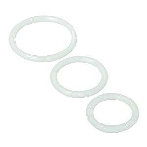 Trinity Silicone Cock Rings - Clear Trinity Silicone Cock Rings - Clear