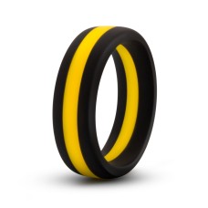Performance - Silicone Go Pro Cock Ring - Black/gold/black Performance - Silicone Go Pro Cock Ring - Black/gold/black