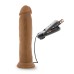 Dr. Skin - Dr. Throb - 9.5 Inch Vibrating Realistic Cock With Suction Cup - Mocha Dr. Skin - Dr. Throb - 9.5 Inch Vibrating Realistic Cock With Suction Cup - Mocha