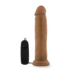 Dr. Skin - Dr. Throb - 9.5 Inch Vibrating Realistic Cock With Suction Cup - Mocha Dr. Skin - Dr. Throb - 9.5 Inch Vibrating Realistic Cock With Suction Cup - Mocha