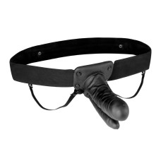 Lux Fetish Unisex Vibrating Hollow Double Penetration Strap-on Dildo Lux Fetish Unisex Vibrating Hollow Double Penetration Strap-on Dildo