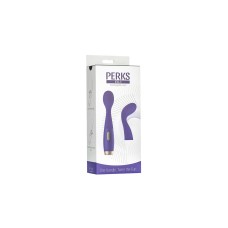 Perks Ex-1 Clitoral Stimulating Wand  and  G-Spot Vibrator - Purple