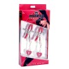 Charmed Heart Padlock Nipple Clamps