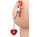 Charmed Heart Padlock Nipple Clamps Charmed Heart Padlock Nipple Clamps