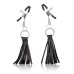 Nipple Play Playful Tassels Nipple Clamps - Black Nipple Play Playful Tassels Nipple Clamps - Black