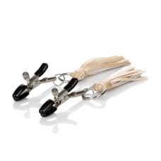 Nipple Play Playful Tassels Nipple Clamps - Gold Nipple Play Playful Tassels Nipple Clamps - Gold