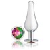 Cloud 9 Novelties Gems Silver Chrome Tall Plug - Medium Cloud 9 Novelties Gems Silver Chrome Tall Plug - Medium