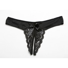 Panty Spandex W/box Accent Black - Os Panty Spandex W/box Accent Black - Os