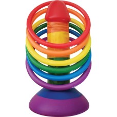 Rainbow Pecker Party Ring Toss Rainbow Pecker Party Ring Toss