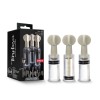 Temptasia - Clit and Nipple Twist Suckers - Set of 3 - Clear
